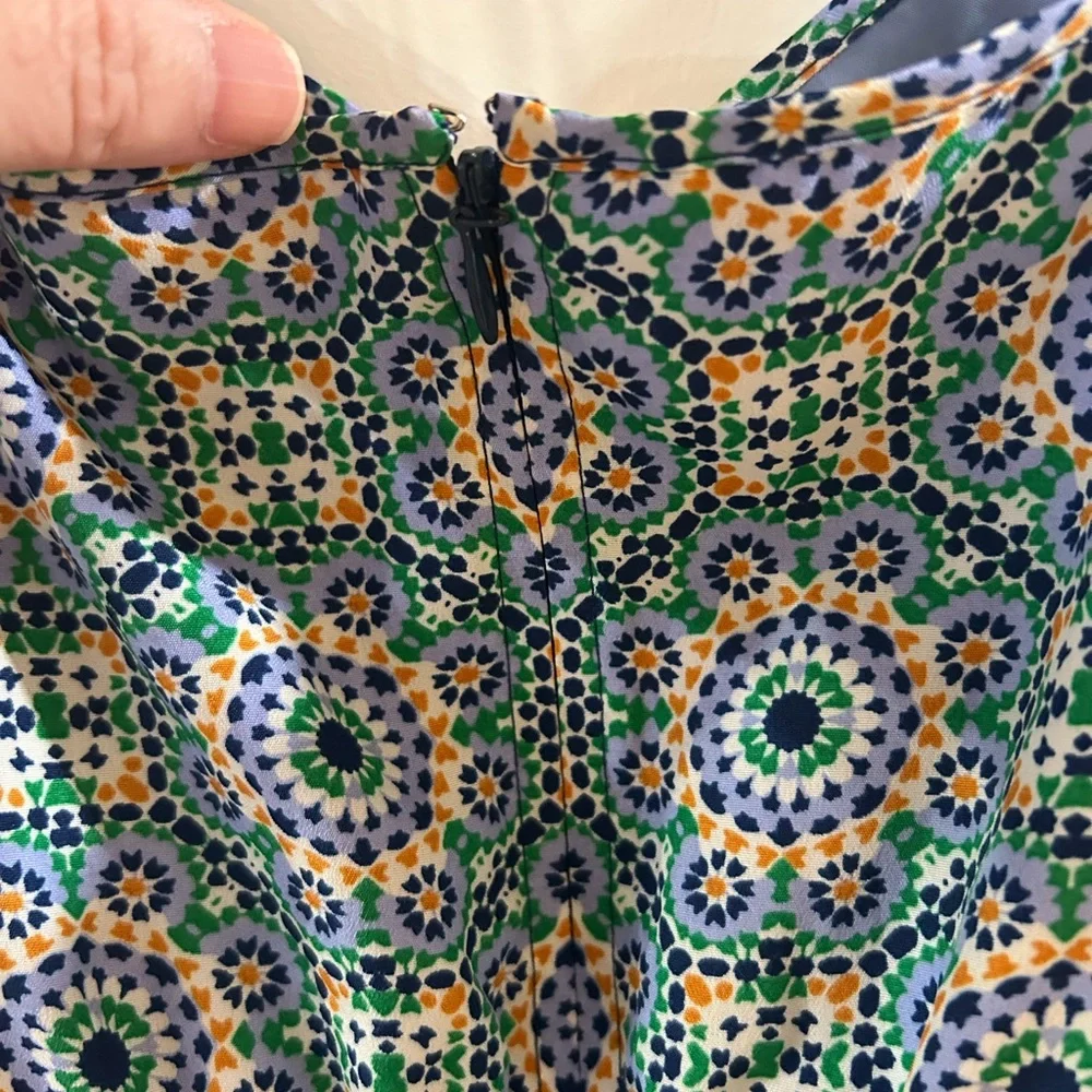 Jcrew Colorful Patterned Sleeveless Dress - Picture 5 of 8